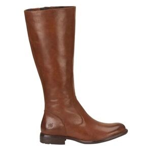 BORN North Brown Leather Knee High Riding Boots Sz 8 M F71006